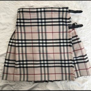 burberry nova check skirt